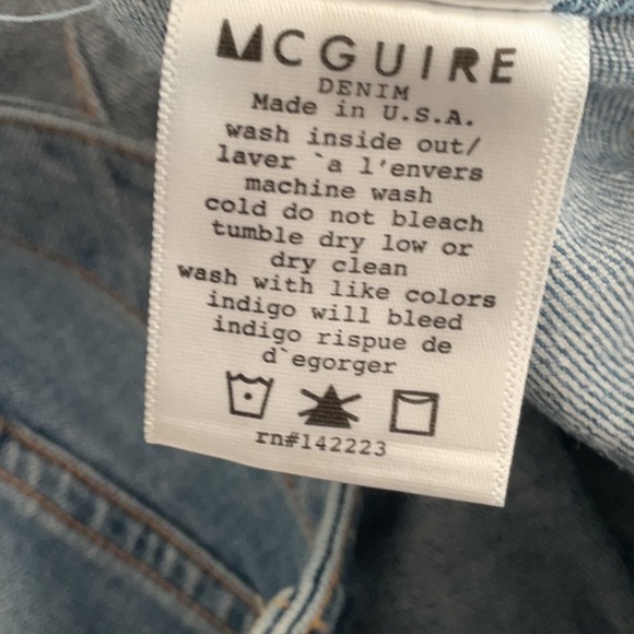 Mcguire Front Buttoned Jean Skirt - Picture 8 of 9